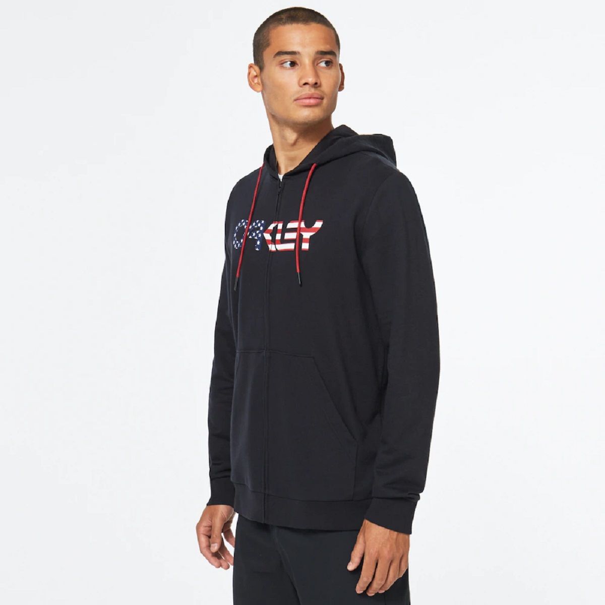 OAKLEY - Polerón Oakley Teddy Full Zip Hombre Black/American Flag