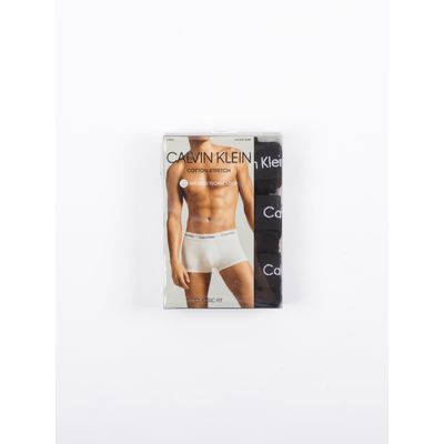 Imagen 2 del producto Pack 3 Bóxers Low Rise Trunk Cotton Stretch Negro