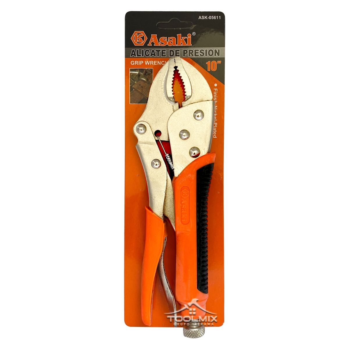 GENERICO - Alicate De Presión Caimán De 10 Pulgadas Profesional
