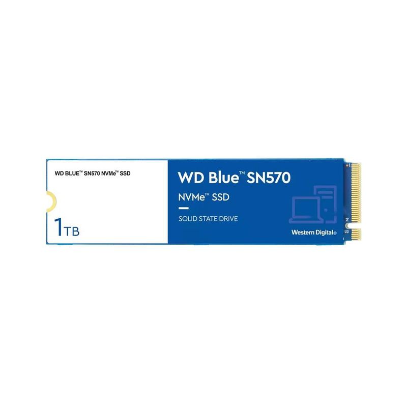 WESTERN DIGITAL - Unidad de Estado Sólido WD Blue SN570, 1TB, NVMe M.2, 3500 MB/s