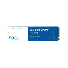 WESTERN DIGITAL - Unidad de Estado Sólido WD Blue SN570, 500GB, NVMe M.2, read 3500 MB/s