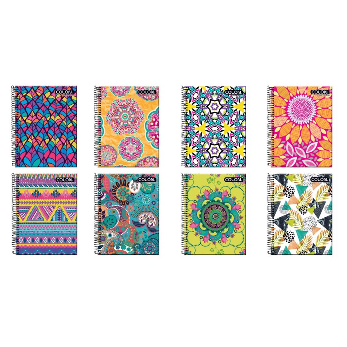 COLON - Pack 4 Cuadernos Universitarios Triple Colón Femenino 150Hj