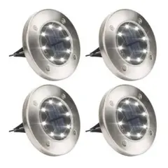 GENERICO - Pack 4 Ampolleta Solar Foco Solar Focos Exteriores Led Para Jardin