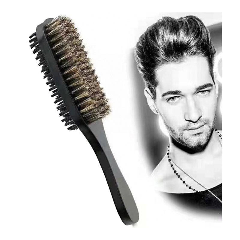 GENERICO - Cepillo Doble para barba yo cabello 100 Boar Brush