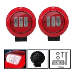 LISM - X2 Foco Luz Neblinero 30w Led Spot Lupa / 223409 Rojo