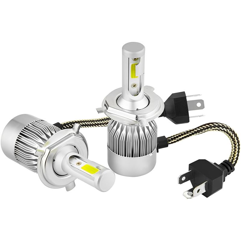 GENERICO - Kit Luces Led Para Auto Turboled H4 C6 Look Xenon