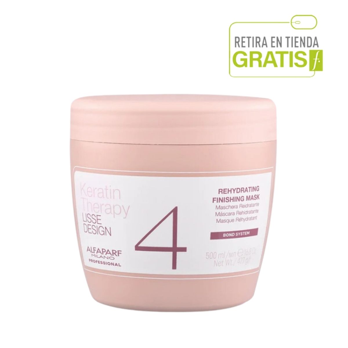 ALFAPARF MILANO - ALFAPARF Mascara Rehidratante Post Alisado Lisse Design 500 ML.-