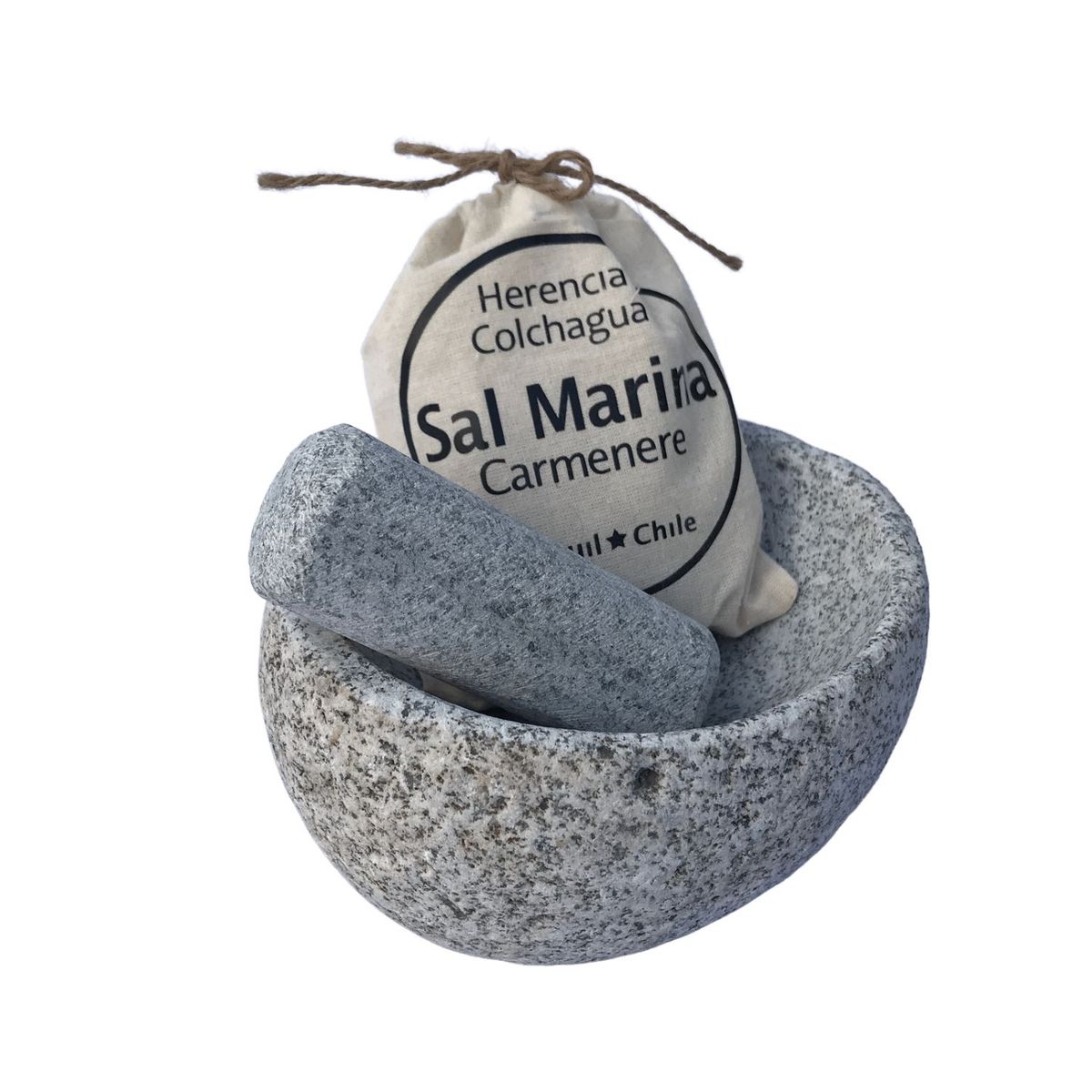 HERENCIA COLCHAGUA - Mortero Piedra De Río Medíano