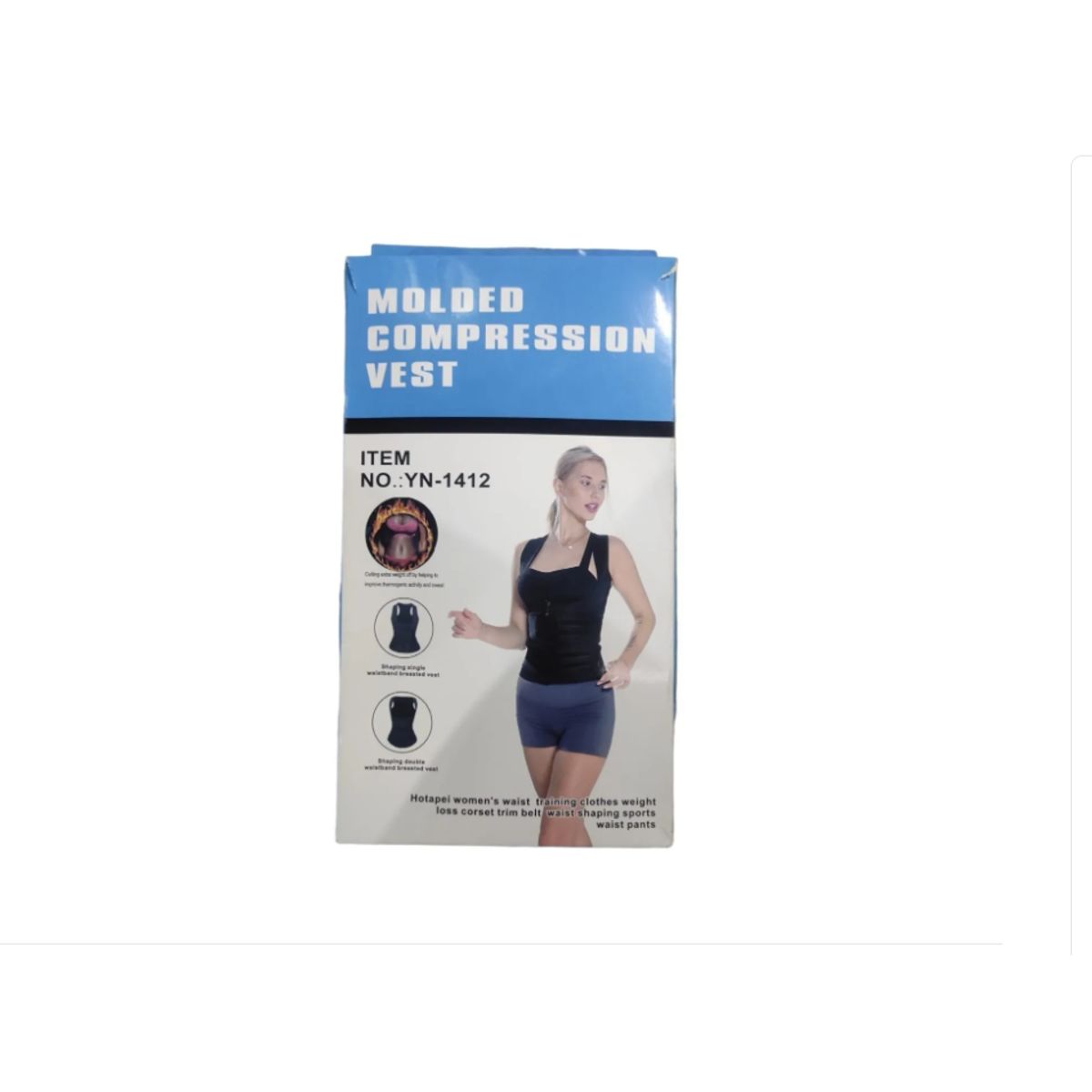 GENERICO - Faja Reductora Adelgazante De Neopreno Y Doble Apriete