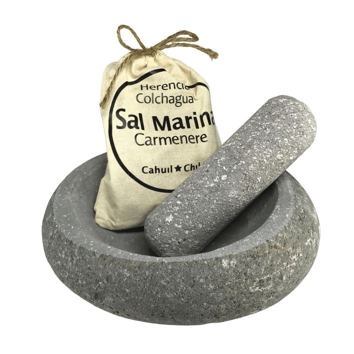 HERENCIA COLCHAGUA - Mortero Piedra De Río Grande