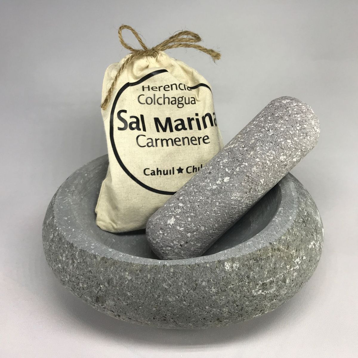 HERENCIA COLCHAGUA - Mortero Piedra De Río Grande