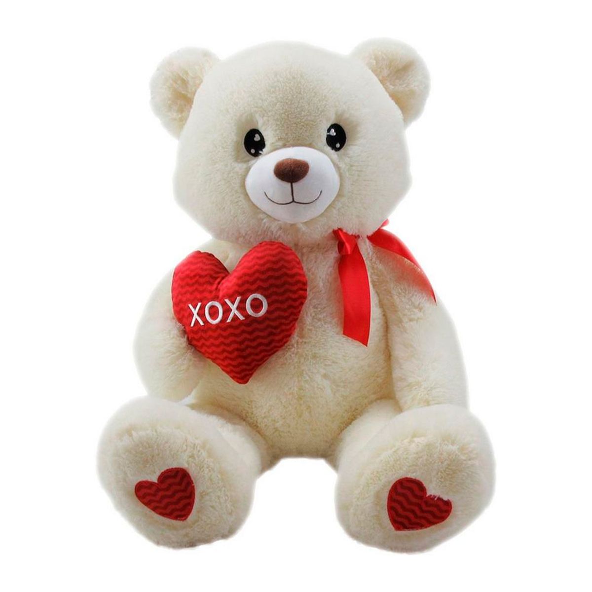 BIG PARTY - Peluche 25 cm Oso Corazon Rojo San Valentin Big Party