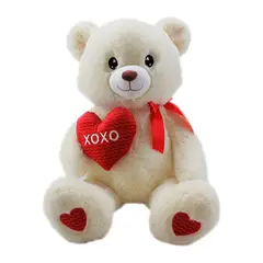 BIG PARTY - Peluche 25 cm Oso Corazon Rojo San Valentin