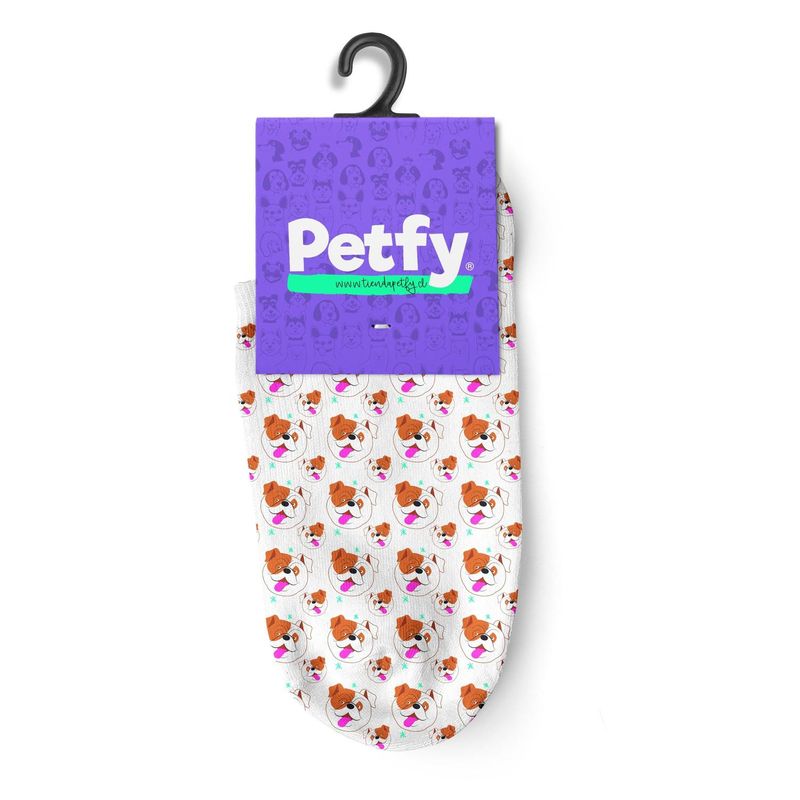 PETFY - Calcetines Petlover Bulldog Inglés.