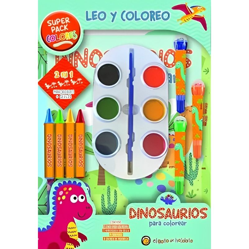 TOP10BOOKS - LIBRO DINOSAURIOS PARA COLOREAR /346