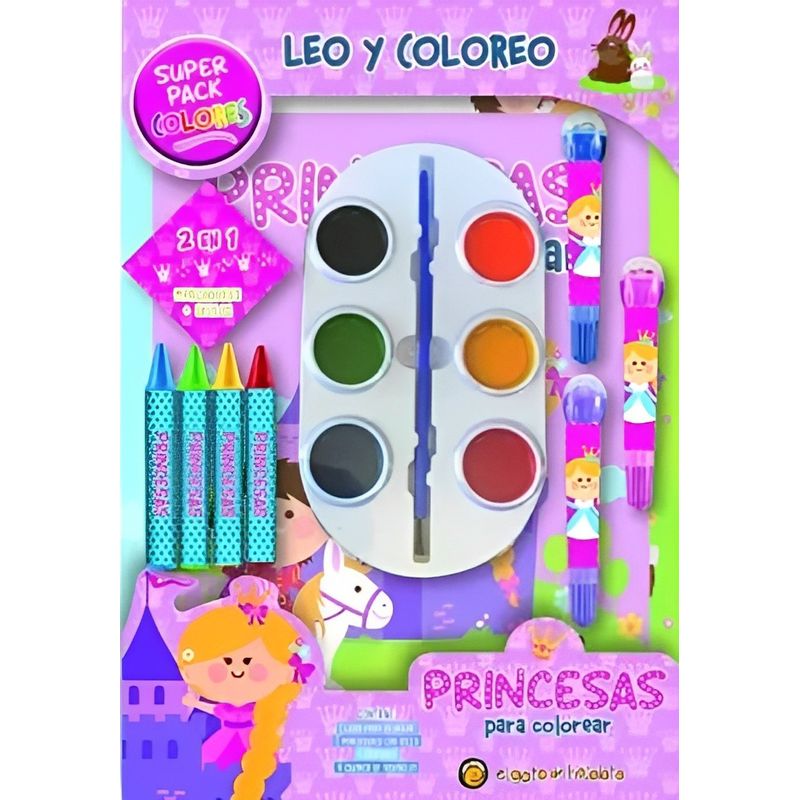TOP10BOOKS - LIBRO PRINCESAS PARA COLOREAR /315