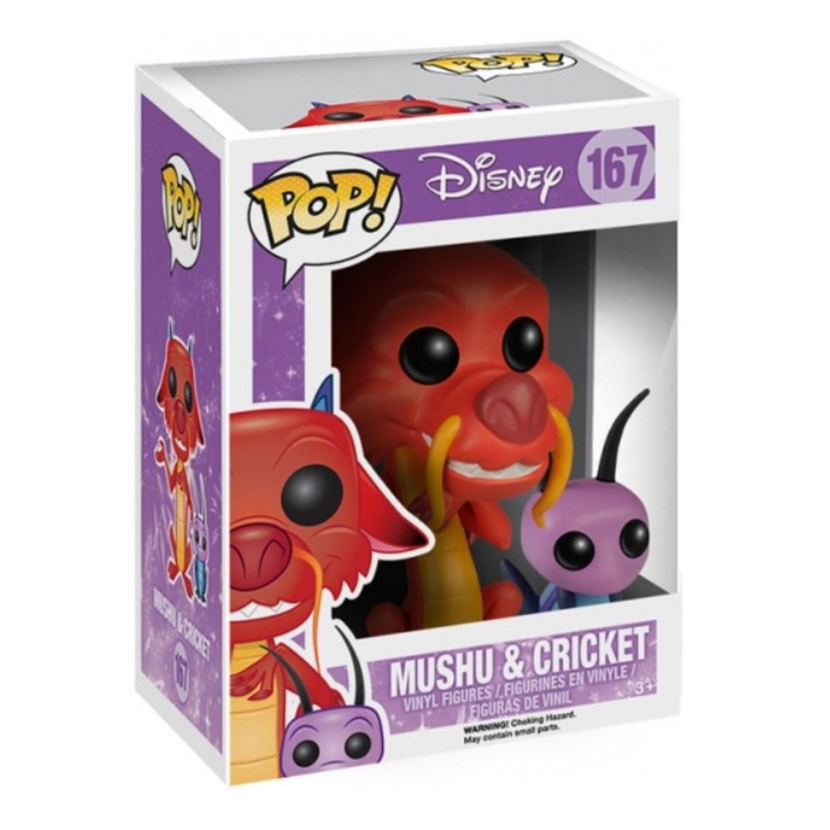 FUNKO - Funko Pop Disney Mulan Mushu y Grillo 167