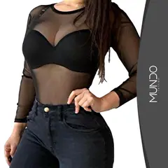 MUNDO INSUMO - Body Transparente De Mujer Varios Colores