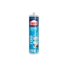 HENKEL - Silicona Sellante Profesional Transparente Agorex 700 300Ml