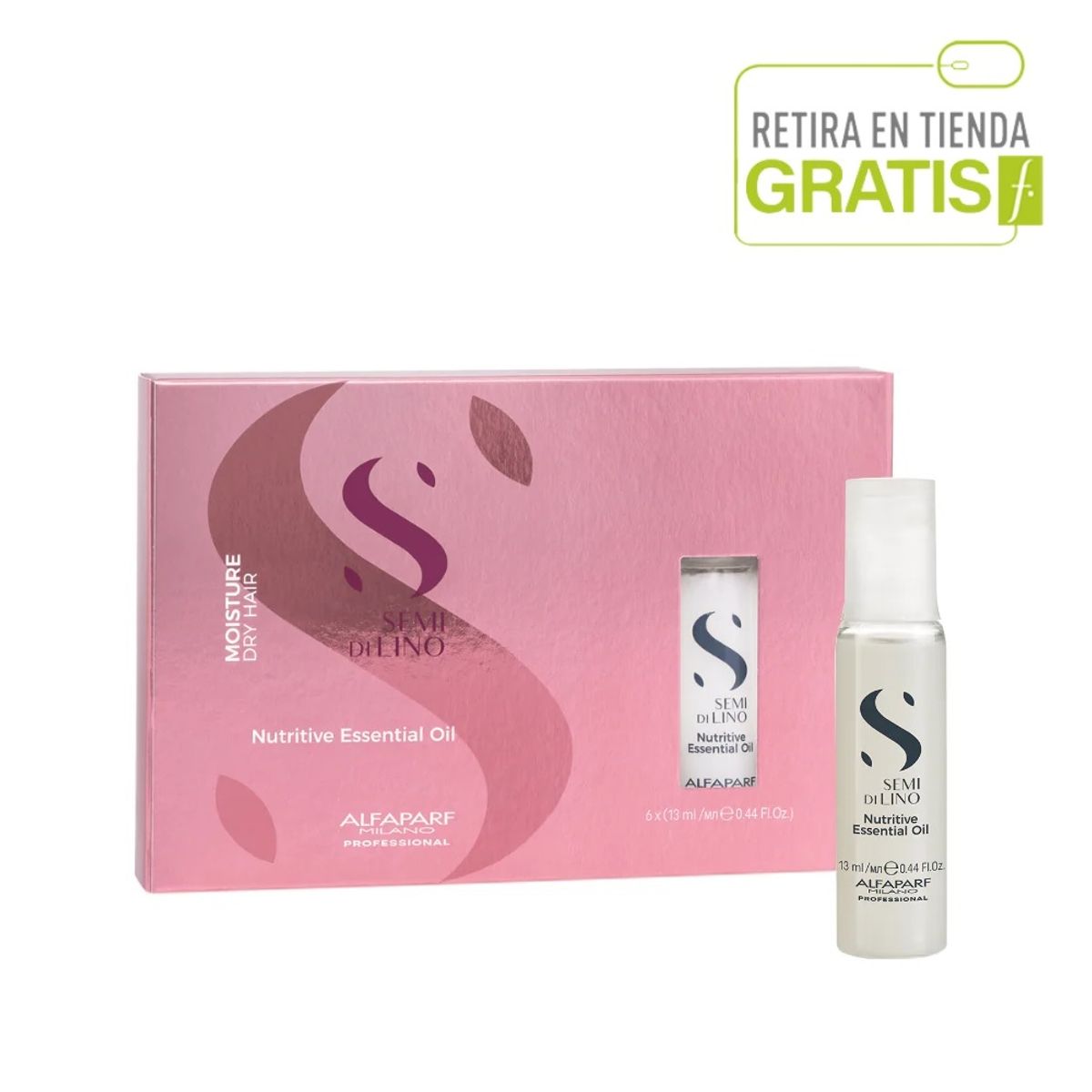 ALFAPARF MILANO - ALFAPARF Pack 6 Ampollas Capilares Nutrición Semi Di Lino