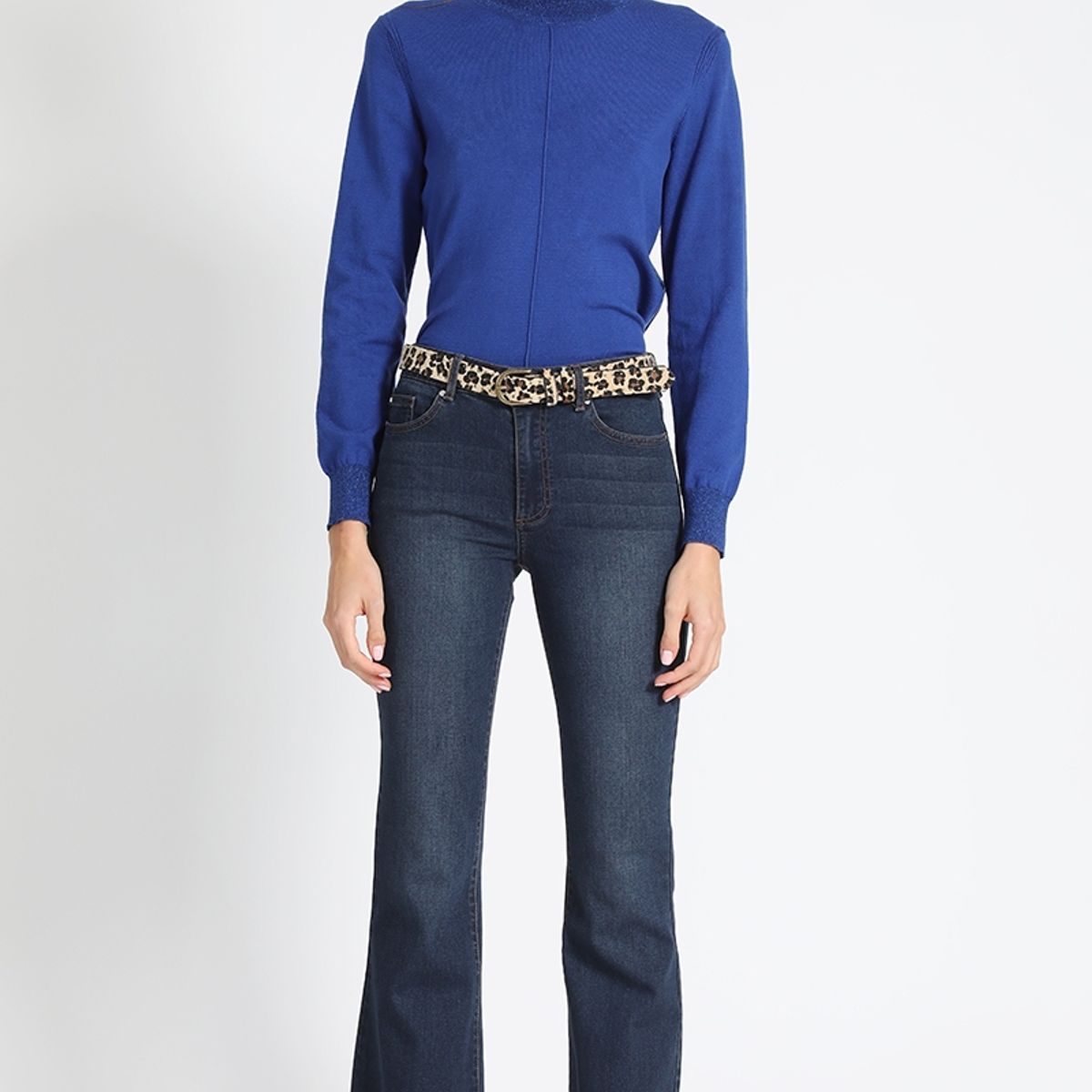 LIOLA - Jeans Flare Mujer Azul Liola