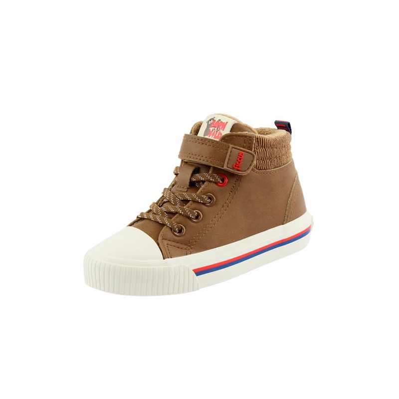 FICCUS - Zapatilla urbana caña velcro elastico a caminar niño 871