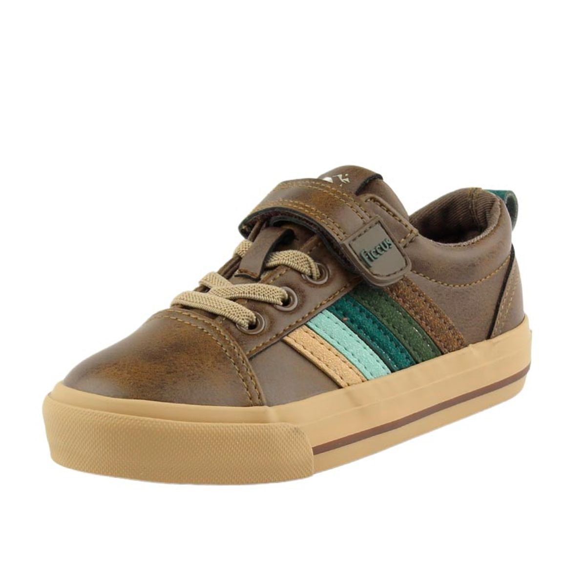 FICCUS - Zapatilla urbana velcro elastico a caminar niño 878