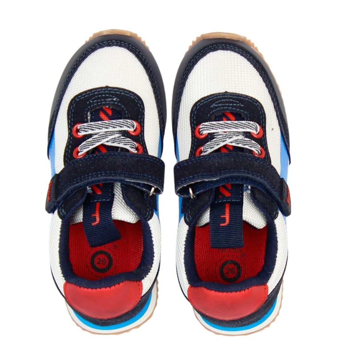 FICCUS - Zapatilla sport jogging velcro elastico a caminar niño 885