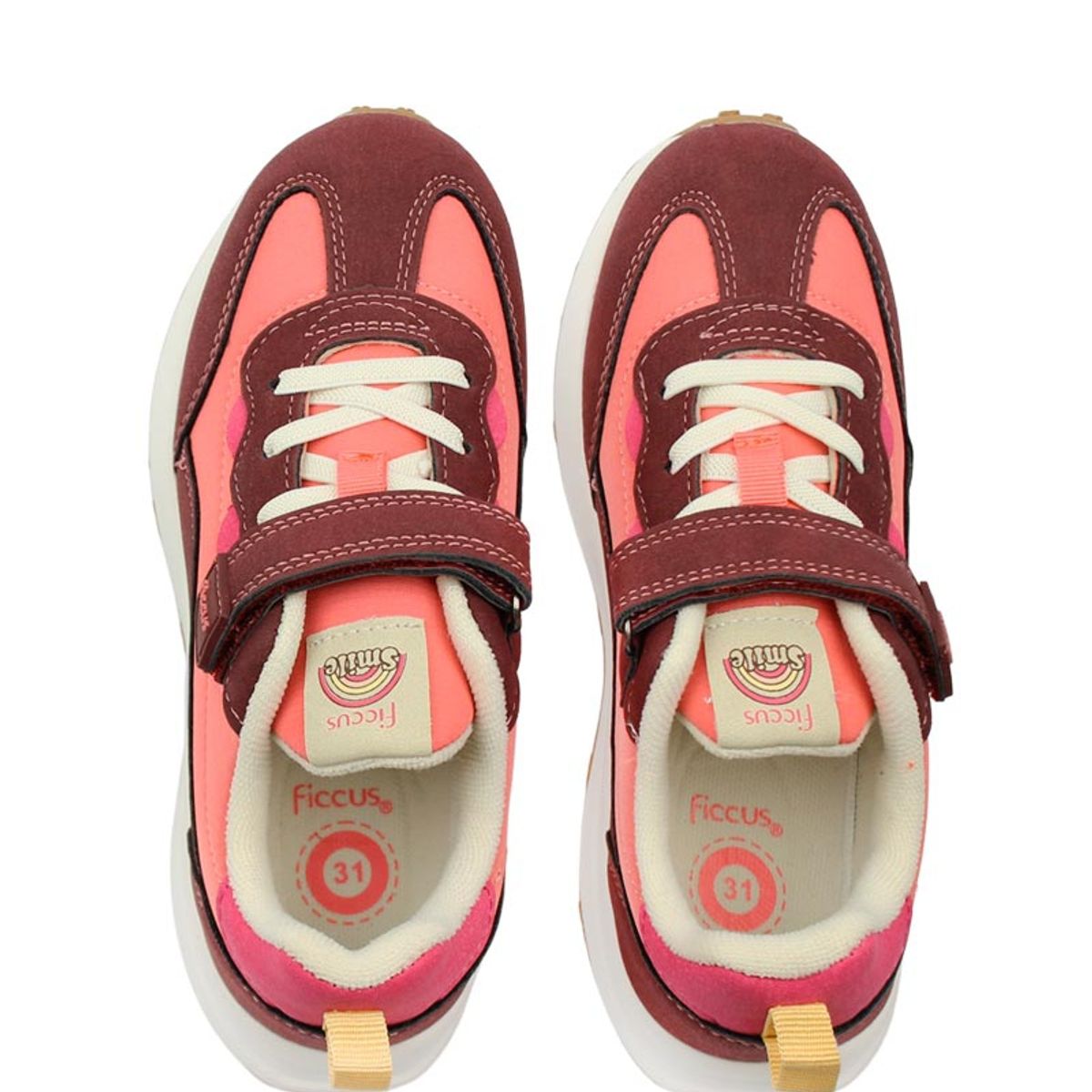 FICCUS - Zapatilla sport velcro elastico a correr niña 908