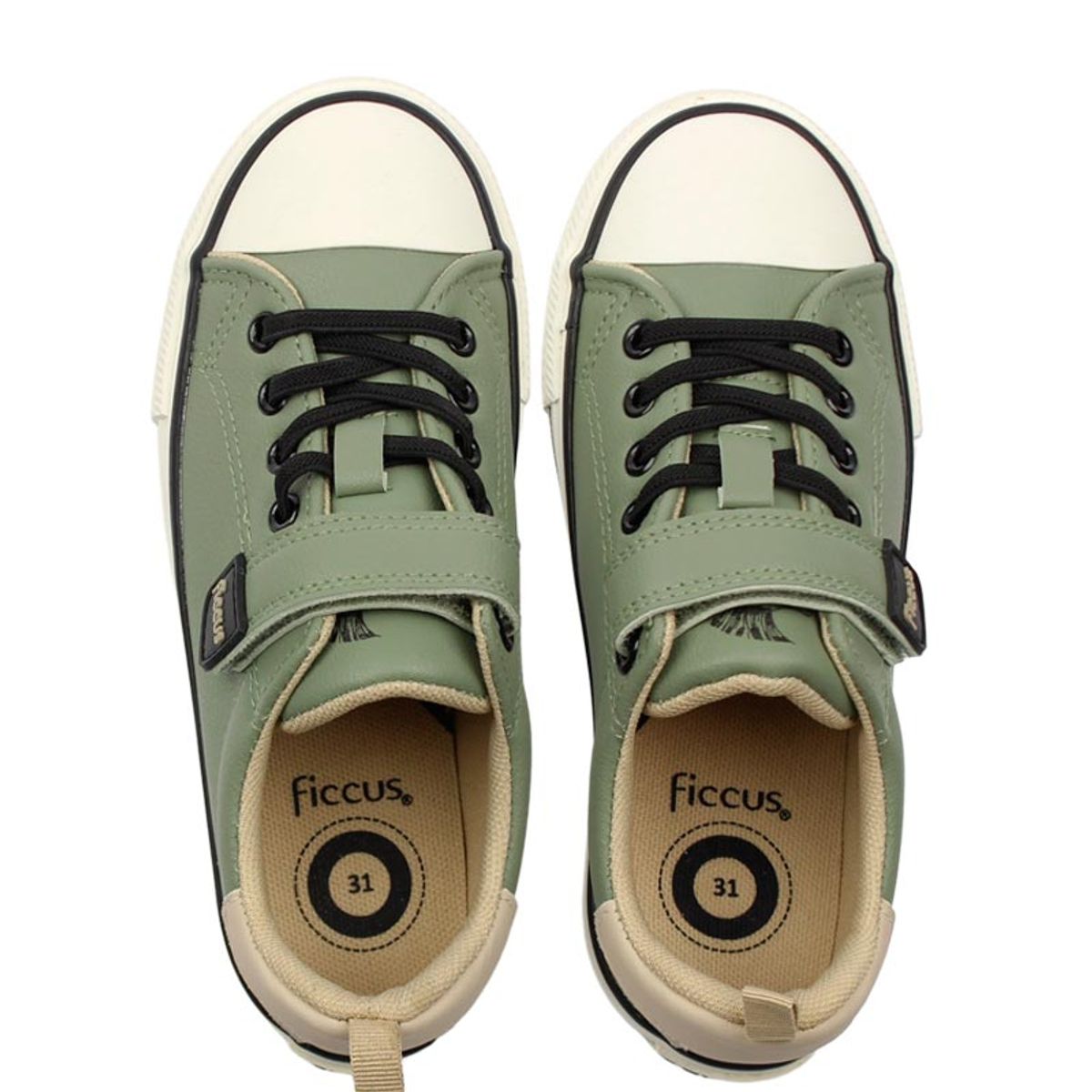 FICCUS - Zapatilla urbana velcro elastico a correr niño 927