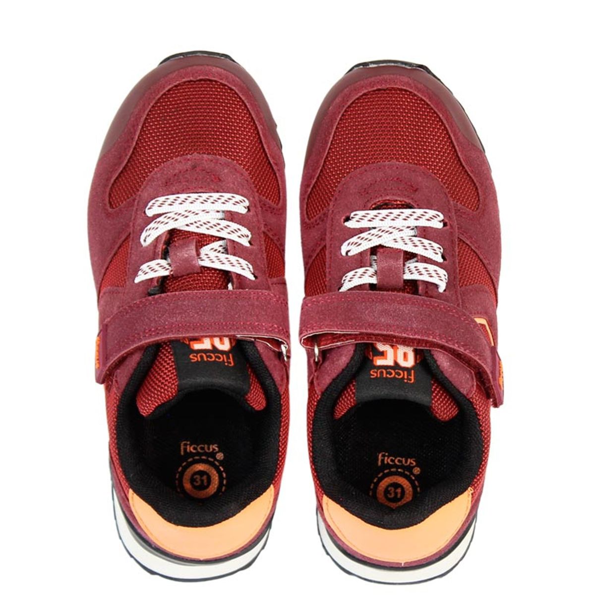 FICCUS - Zapatilla sport jogging velcro elastico a correr niño 929