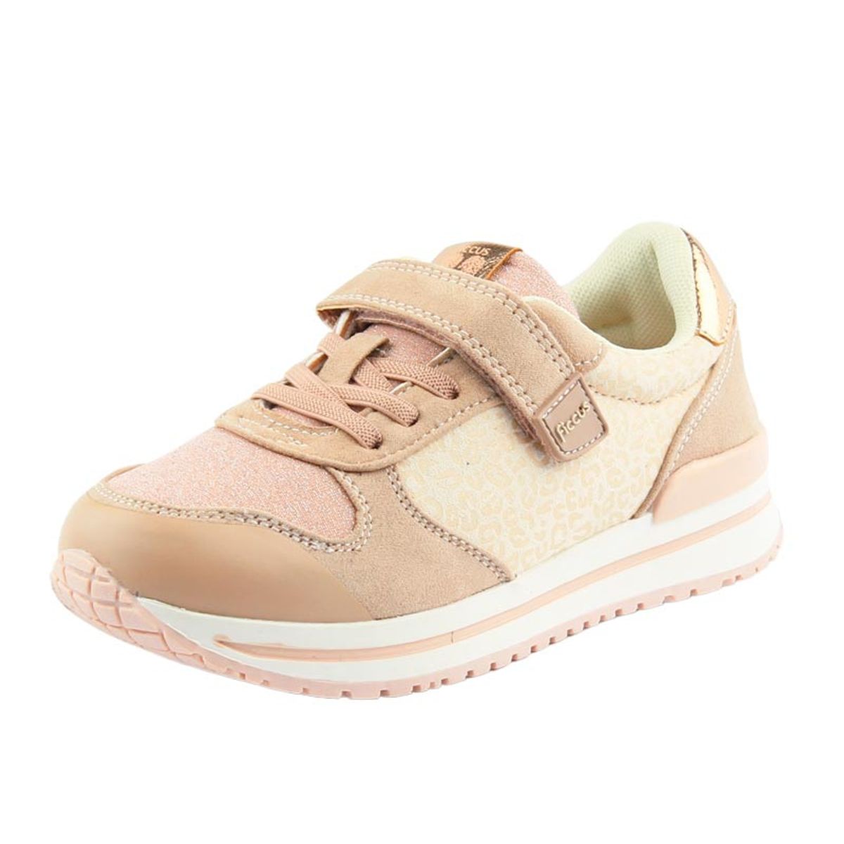 FICCUS - Zapatilla sport jogging velcro elastico a correr niña 907