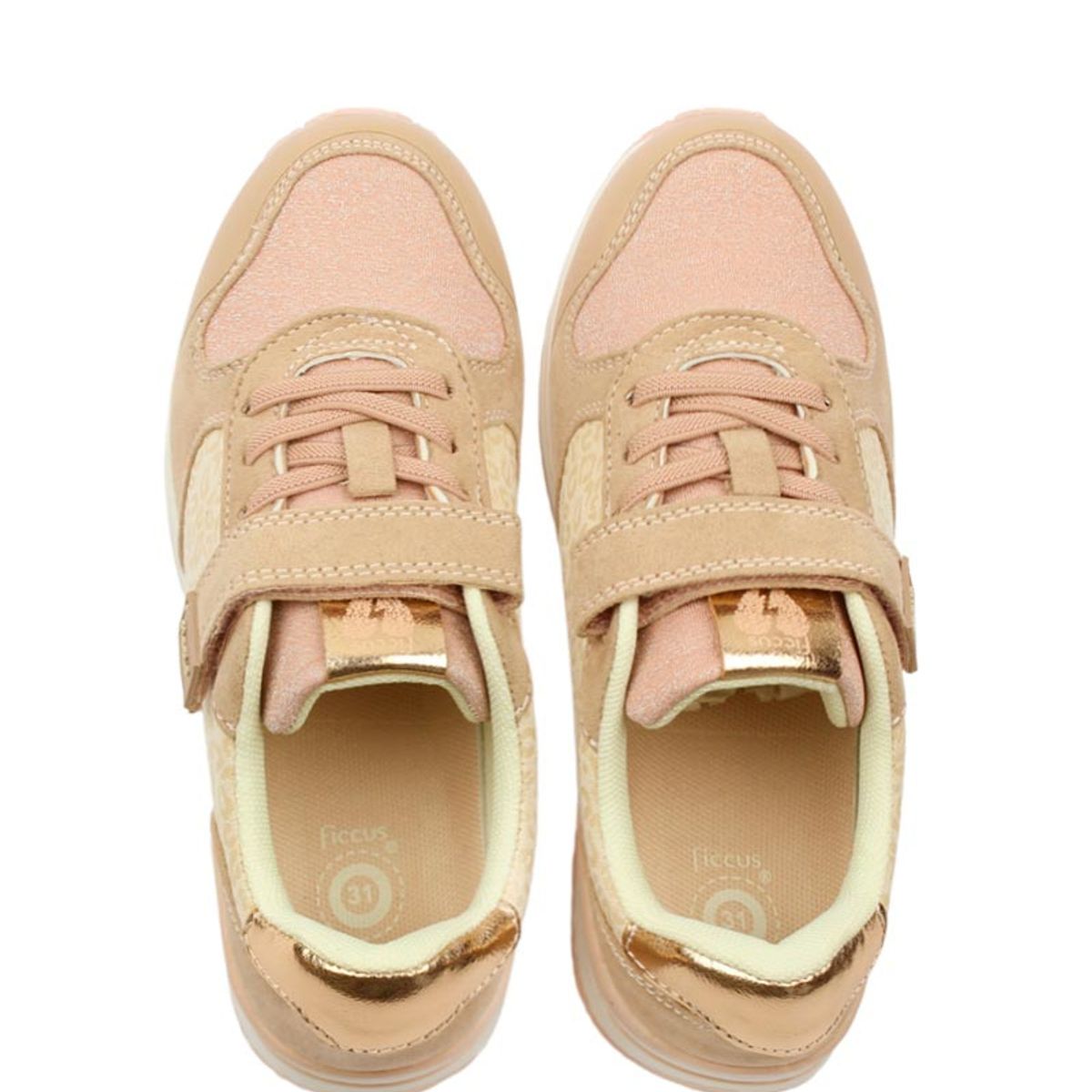 FICCUS - Zapatilla sport jogging velcro elastico a correr niña 907