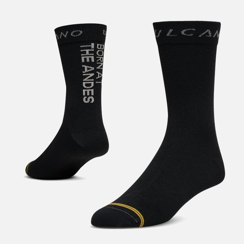 LIPPI - Calcetin Unisex Vulcano Bike Socks Negro Lippi