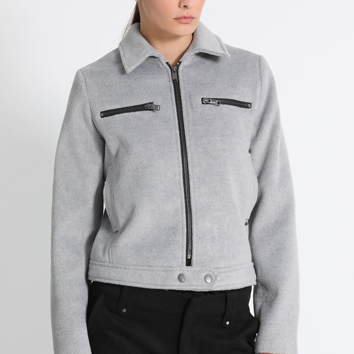 LIOLA - Chaqueta Muflón Melange Gris Liola