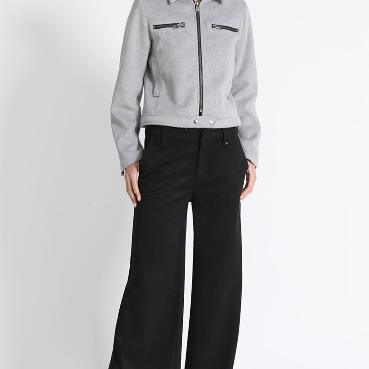 LIOLA - Chaqueta Muflón Melange Gris Liola