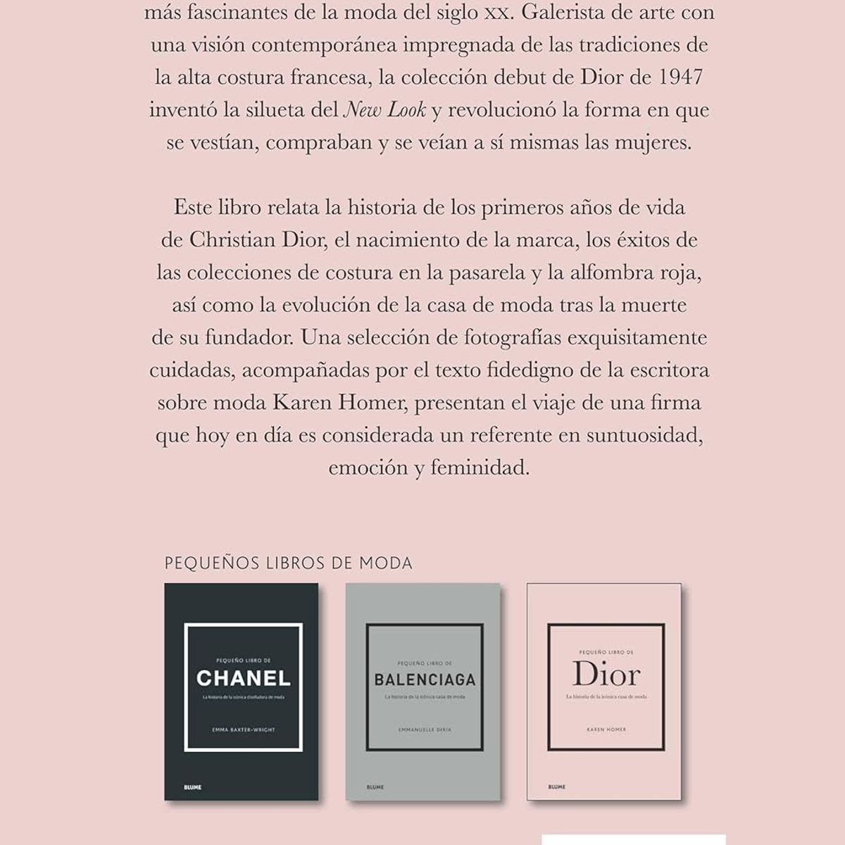 BLUME - Pequeño Libro de Dior