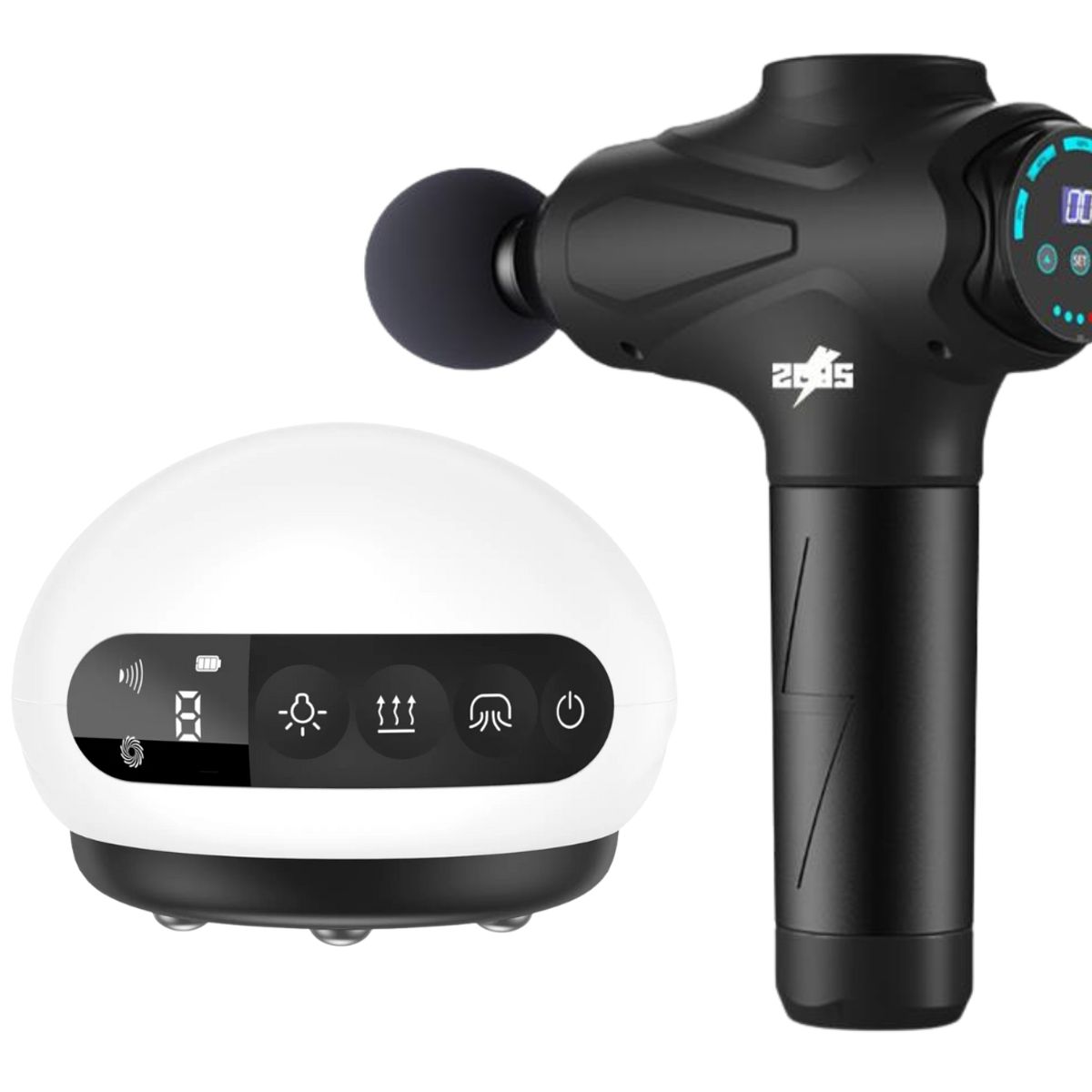 GENERICO - Pack Terapia Ventosas - Pistola de masajes Zeus