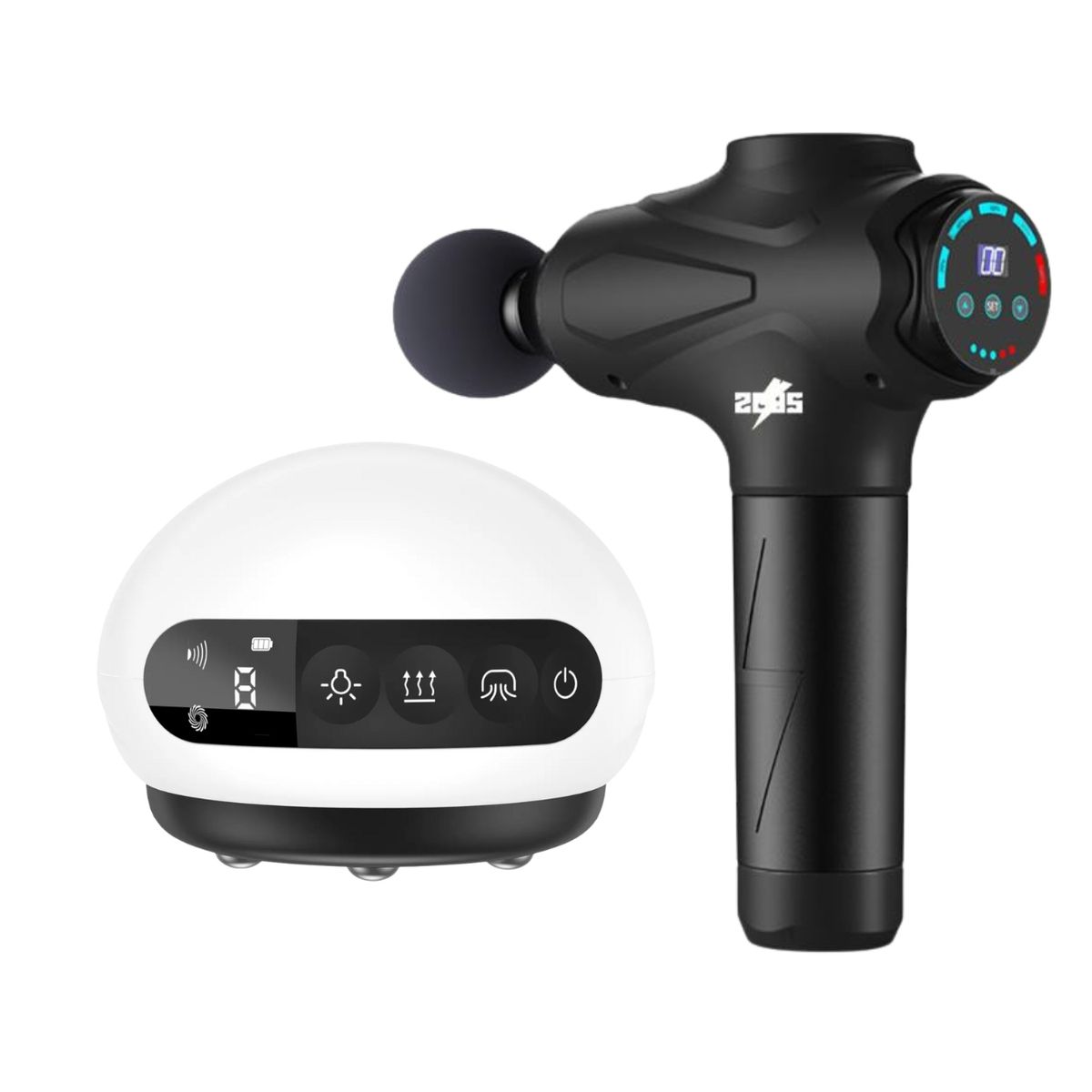 GENERICO - Pack Terapia Ventosas - Pistola de masajes Zeus