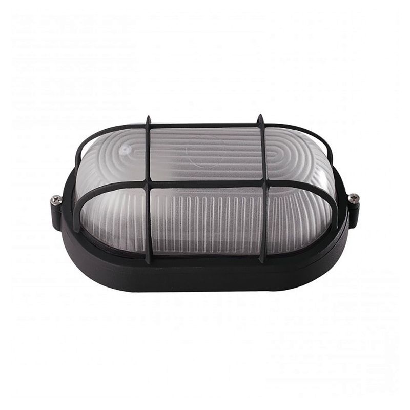 LED STUDIO - APLIQUÉ MURO LED STUDIO TORTUGA REJILLA IP54 SIN AMP E27 NGR