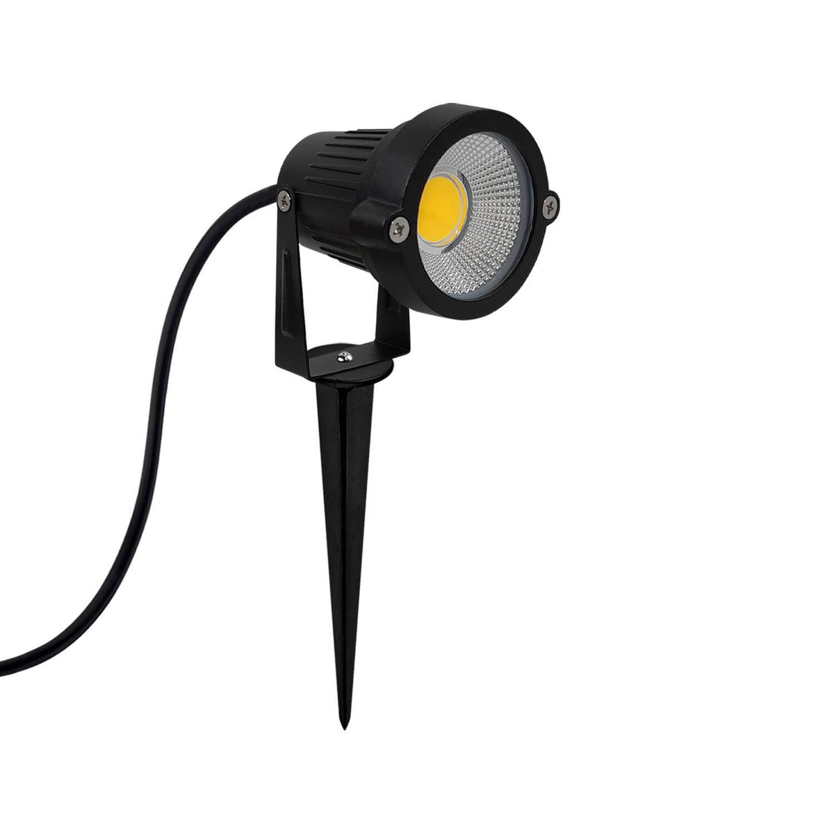 LED STUDIO - ESTACA LED STUDIO GARDEN 6W LUZ CÁLIDA IP65 NEGRO