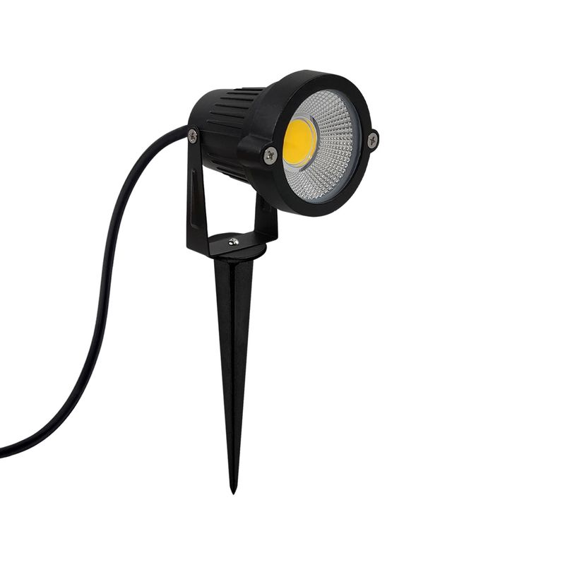 LED STUDIO - ESTACA LED STUDIO GARDEN 6W LUZ CÁLIDA IP65 NEGRO