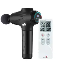 GENERICO - Pack Pistola de Masaje Zeus - Electroterapia Tens Ems Masaje R-C3
