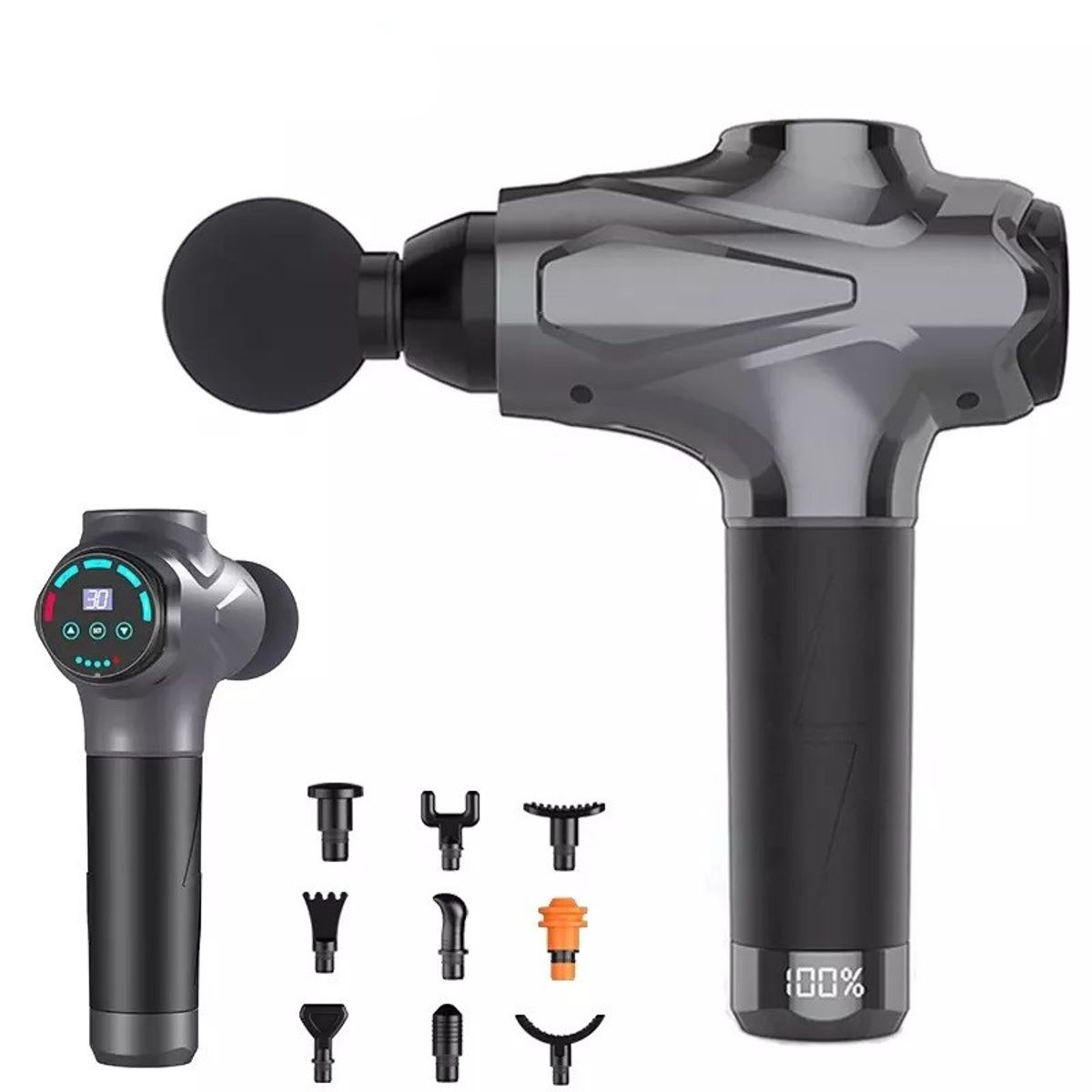 GENERICO - Pack Pistola de Masaje Zeus - Electroterapia Tens Ems Masaje R-C3