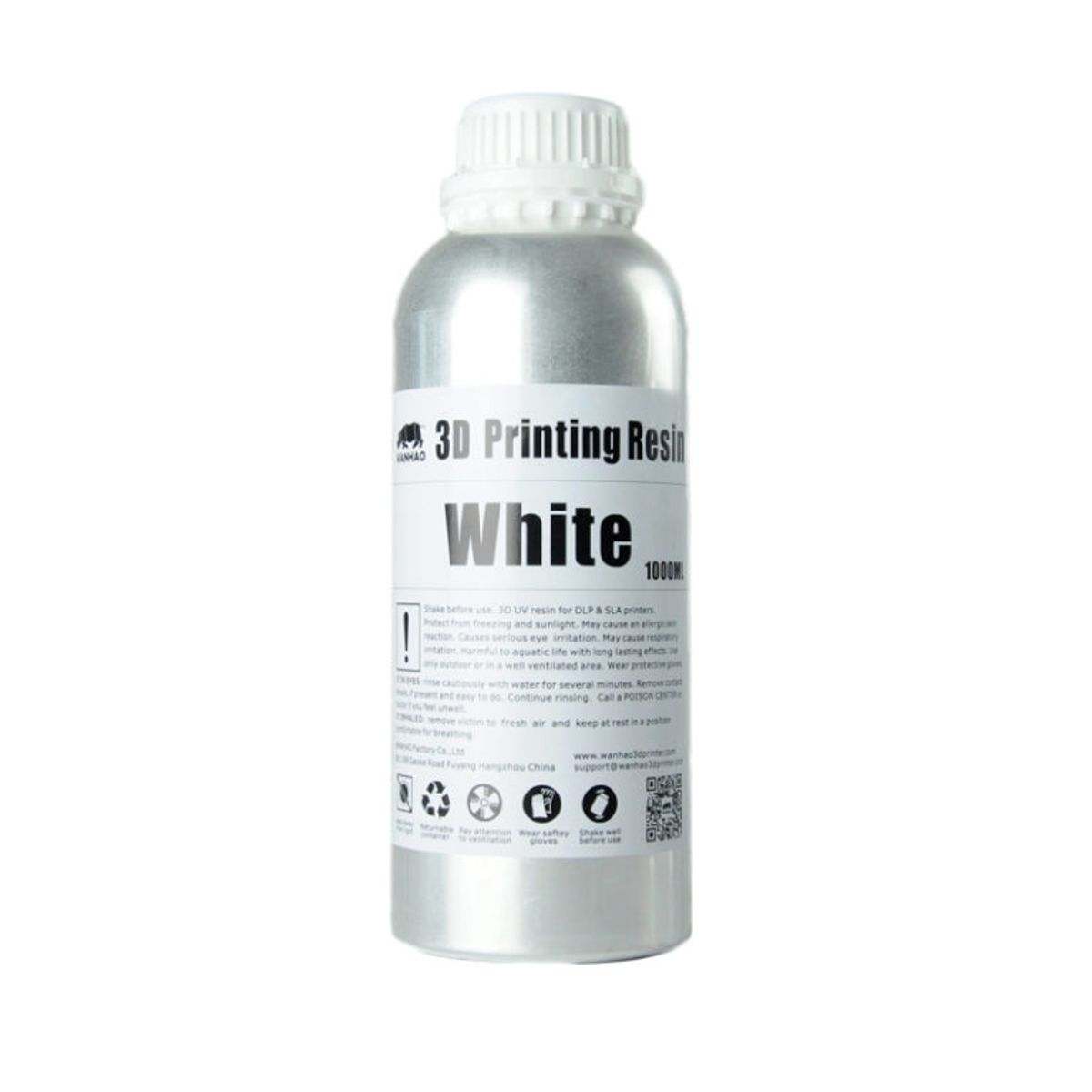 GENERICO - Resina Wanhao White STD 1000ml