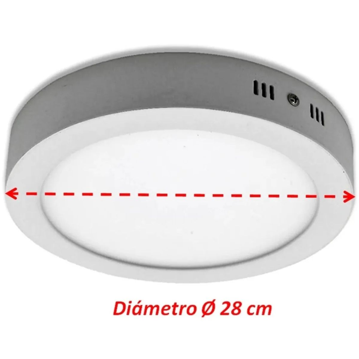 GENERICO - Foco Led Redondo Foco Led Sobrepuesto 24w Lamparas Techo