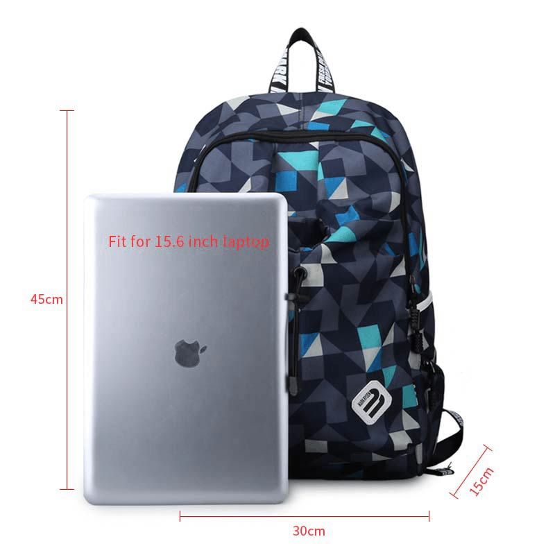 GENERICO - Mochila Deportiva Impermeable Con Usb Mark Ryden