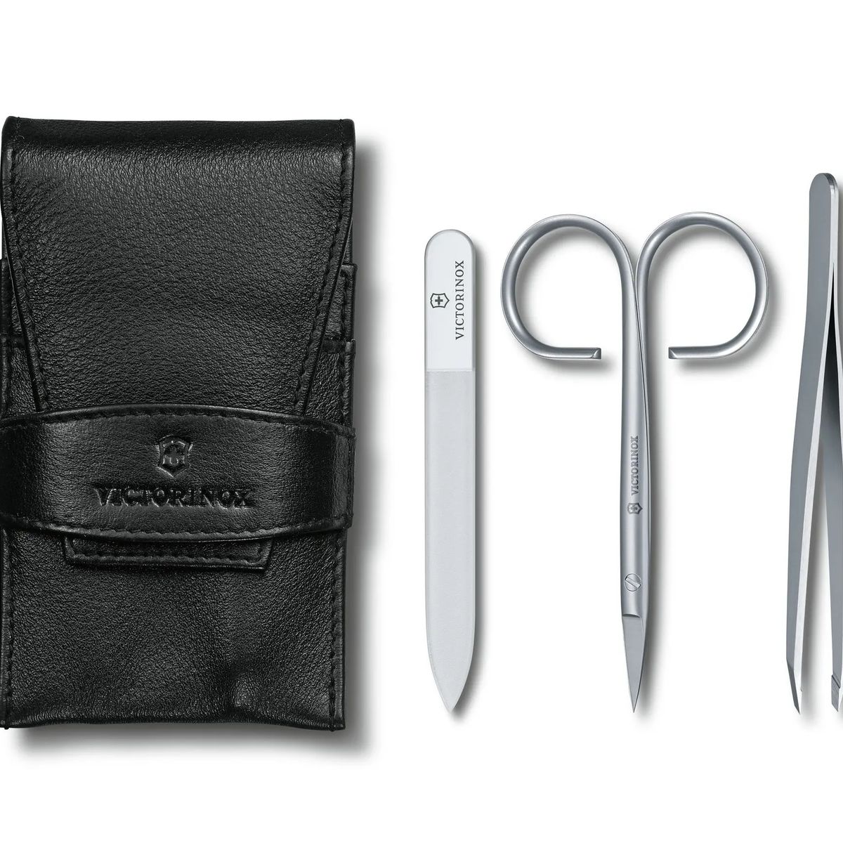 VICTORINOX - Set de manicura estuche de cuero