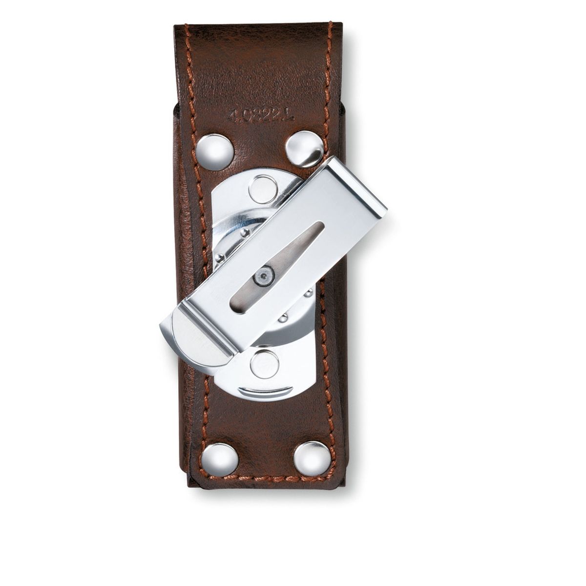 VICTORINOX - Estuche de cuero SwissTool Spirit para cinturón