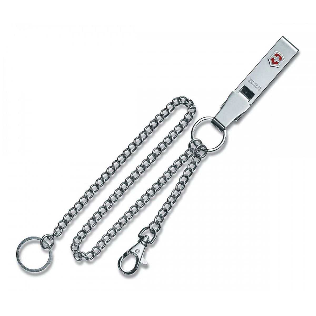 VICTORINOX - Llavero Mosqueton doble cadena